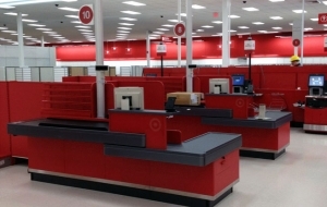 Target empty cash registers